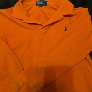 Orange kids Polo by Ralph Lauren long sleeve